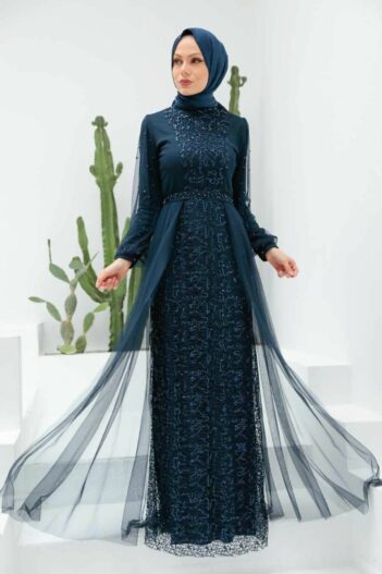لباس بلند – لباس مجلسی زنانه نوا استایل Neva Style با کد ARM-5632