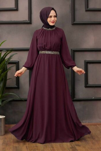 لباس بلند – لباس مجلسی زنانه نوا استایل Neva Style با کد ARM-5339