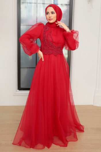 لباس بلند – لباس مجلسی زنانه نوا استایل Neva Style با کد EGS-22540