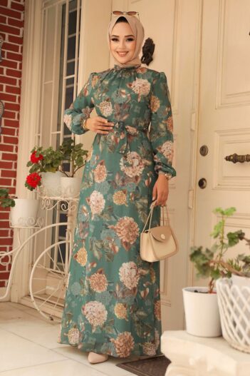 لباس بلند – لباس مجلسی زنانه نوا استایل Neva Style با کد ARM-279083