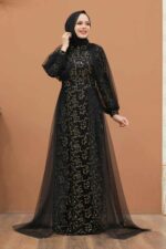 لباس بلند – لباس مجلسی زنانه نوا استایل Neva Style با کد ARM-5519