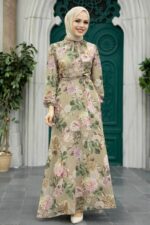 لباس بلند – لباس مجلسی زنانه نوا استایل Neva Style با کد ARM-279083