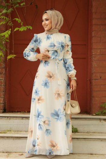 لباس بلند – لباس مجلسی زنانه نوا استایل Neva Style با کد OZD-279314