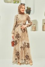 لباس بلند – لباس مجلسی زنانه نوا استایل Neva Style با کد ARM-279062