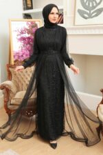 لباس بلند – لباس مجلسی زنانه نوا استایل Neva Style با کد ARM-56291