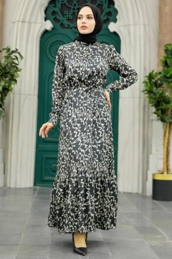 لباس بلند – لباس مجلسی زنانه نوا استایل Neva Style با کد NWK-3430
