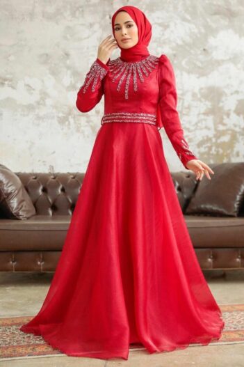 لباس بلند – لباس مجلسی زنانه نوا استایل Neva Style با کد OZD-3774