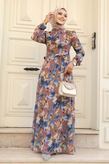 لباس بلند – لباس مجلسی زنانه نوا استایل Neva Style با کد OZD-27941