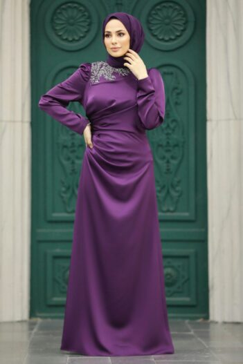 لباس بلند – لباس مجلسی زنانه نوا استایل Neva Style با کد OZD-40773