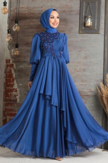 لباس بلند – لباس مجلسی زنانه نوا استایل Neva Style با کد EGS-21930
