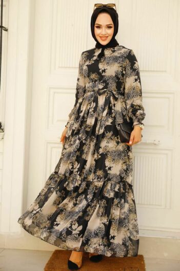 لباس بلند – لباس مجلسی زنانه نوا استایل Neva Style با کد OZD-33560