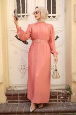 لباس بلند – لباس مجلسی زنانه نوا استایل Neva Style با کد NWK-3369