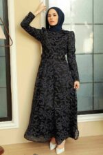 لباس بلند – لباس مجلسی زنانه نوا استایل Neva Style با کد OZD-3330