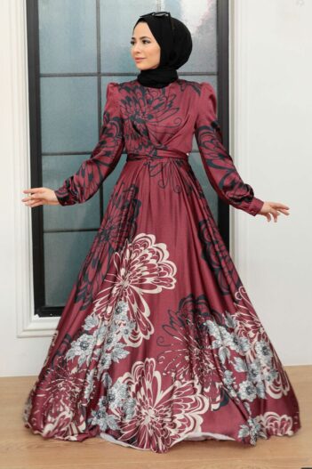 لباس بلند – لباس مجلسی زنانه نوا استایل Neva Style با کد OZD-3432