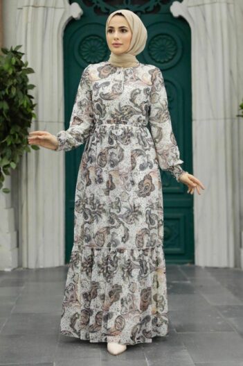 لباس بلند – لباس مجلسی زنانه نوا استایل Neva Style با کد OZD-3356