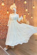 لباس بلند – لباس مجلسی زنانه بیم مد Bym Fashion با کد 7880