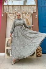 لباس بلند – لباس مجلسی زنانه بیم مد Bym Fashion با کد 2315