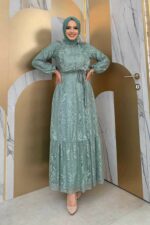 لباس بلند – لباس مجلسی زنانه بیم مد Bym Fashion با کد 9224