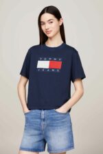 تیشرت زنانه تامی هیلفیگر Tommy Hilfiger با کد DW0DW18629C1G