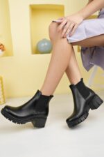 بوت زنانه  PANTOFİ SHOES با کد AT-2318