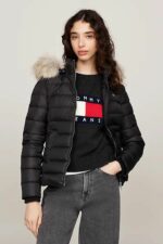 کاپشن زنانه تامی هیلفیگر Tommy Hilfiger با کد DW0DW18312-BDS