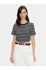 تیشرت زنانه تامی هیلفیگر Tommy Hilfiger با کد WW0WW40587-07