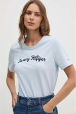 تیشرت زنانه تامی هیلفیگر Tommy Hilfiger با کد WW0WW42589