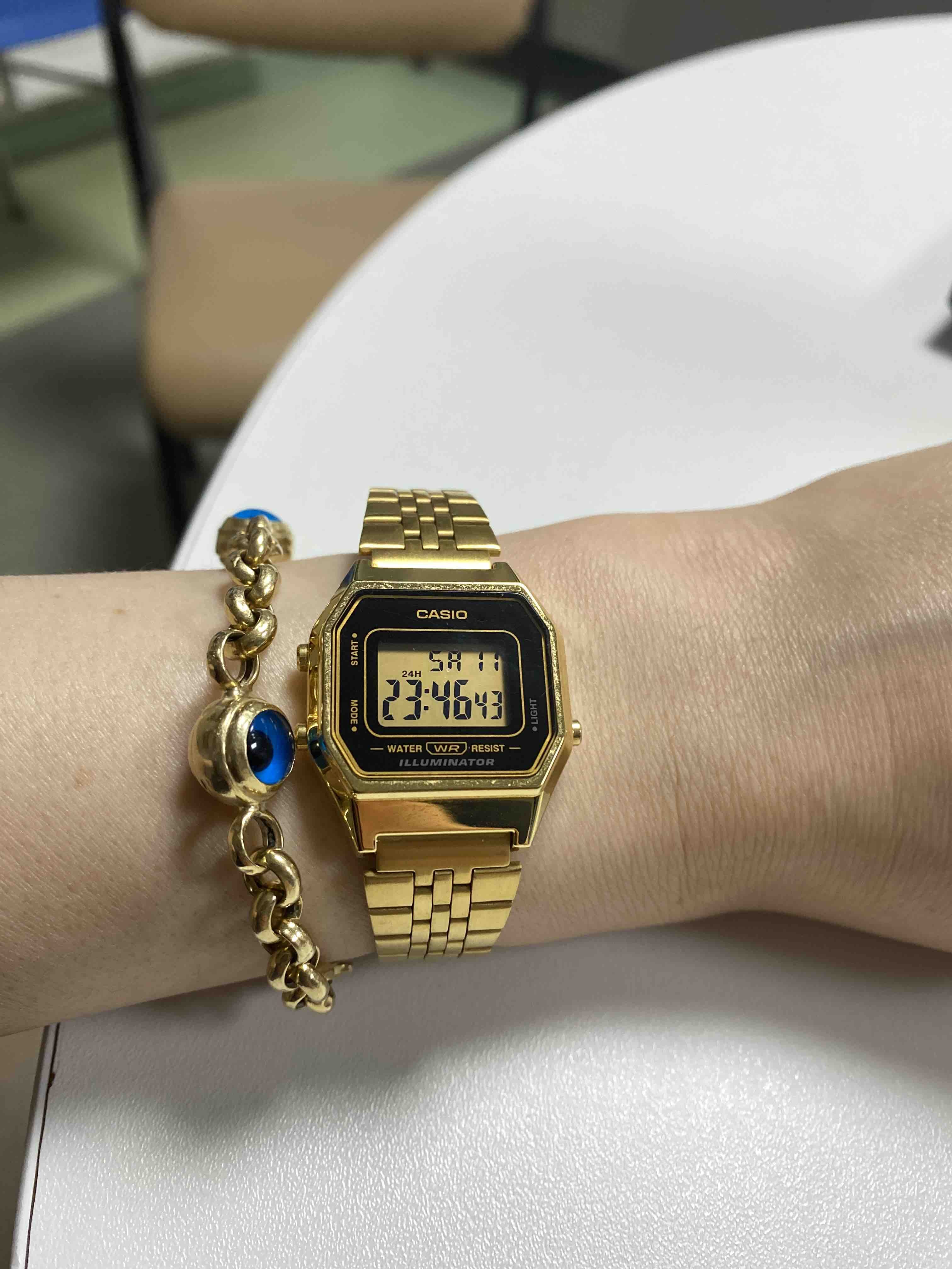 ساعت زنانه کاسیو Casio اورجینال LA680WGA-1DF photo review