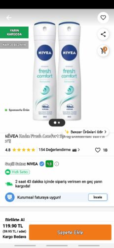 دئودورانت یا رول آن زنانه نیووا NIVEA اورجینال SET.NVE.225 photo review