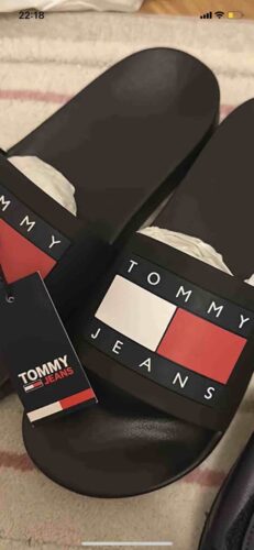 دمپایی مردانه تامی هیلفیگر Tommy Hilfiger اورجینال EM0EM01191BDS photo review