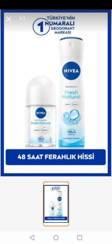 دئودورانت یا رول آن زنانه نیووا NIVEA اورجینال SET.NVE.1003 photo review