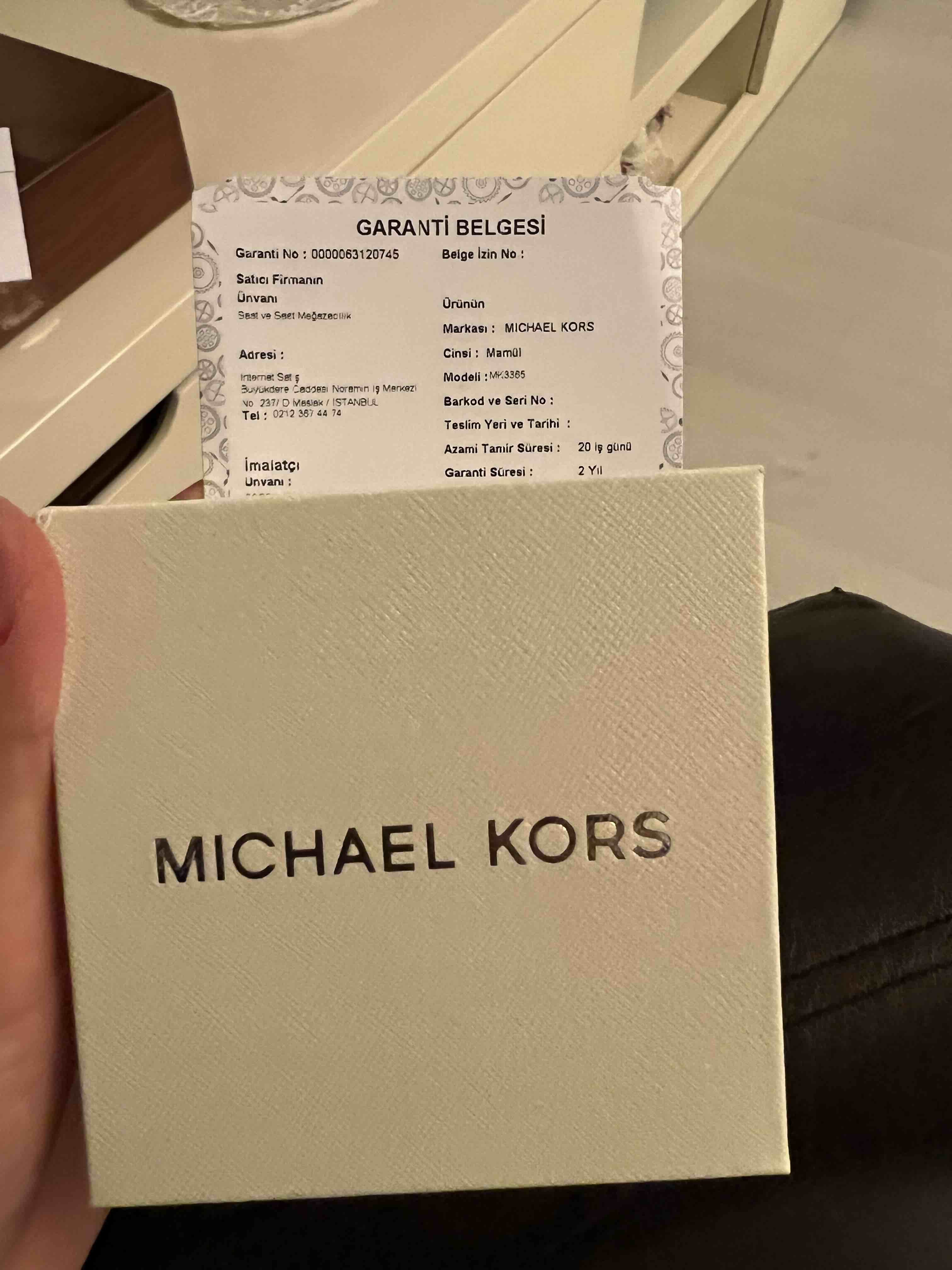 ساعت زنانه مایکل کورس Michael Kors اورجینال MK3365 photo review