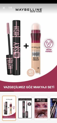 ریمل زنانه – مردانه میبلین نیویورک Maybelline New York اورجینال PKTLSSKYHIAR photo review