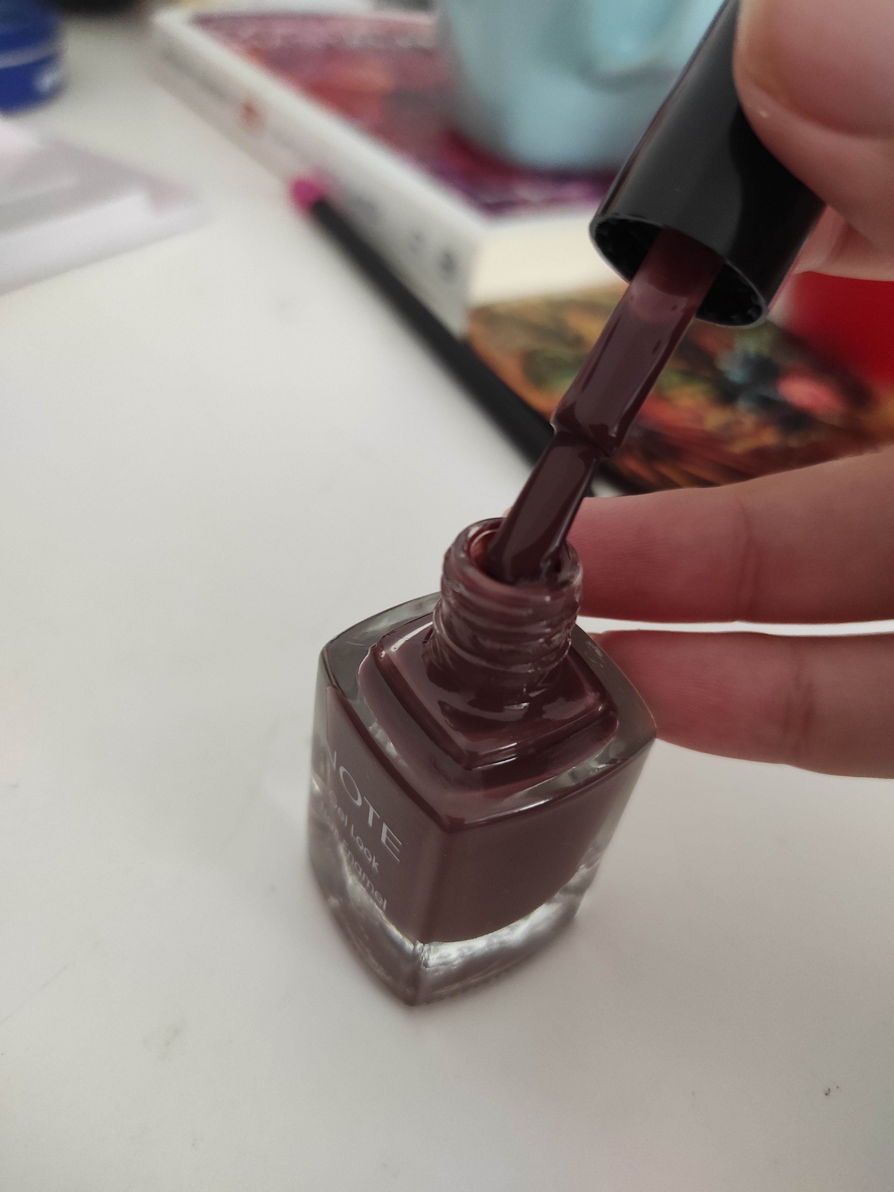 لاک ناخن  آرایشی بهداشتی نوت Note Cosmetics اورجینال NAIL GEL LOOK photo review