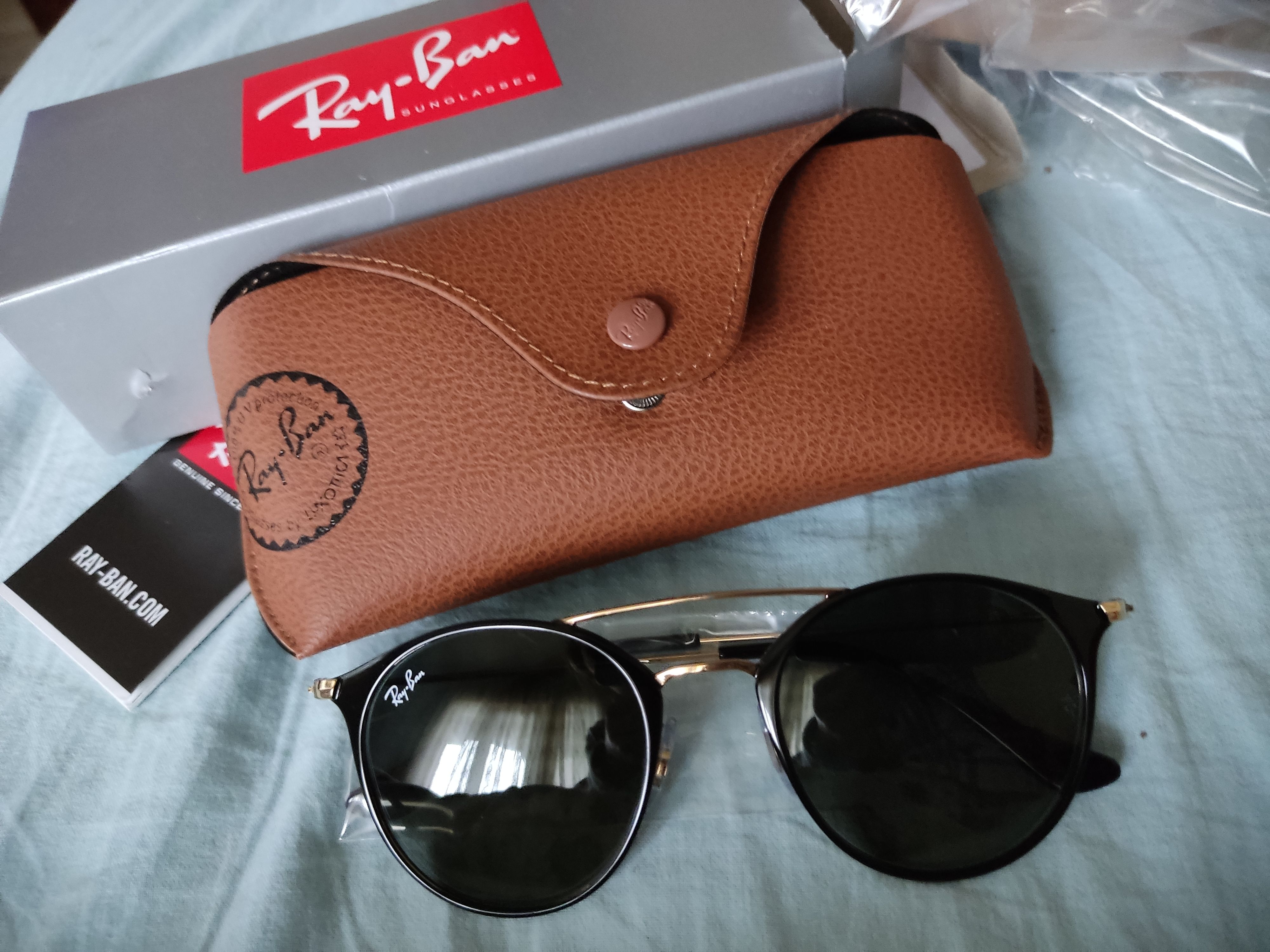 عینک آفتابی زنانه ری-بان Ray-Ban اورجینال RB3546187/7149 photo review