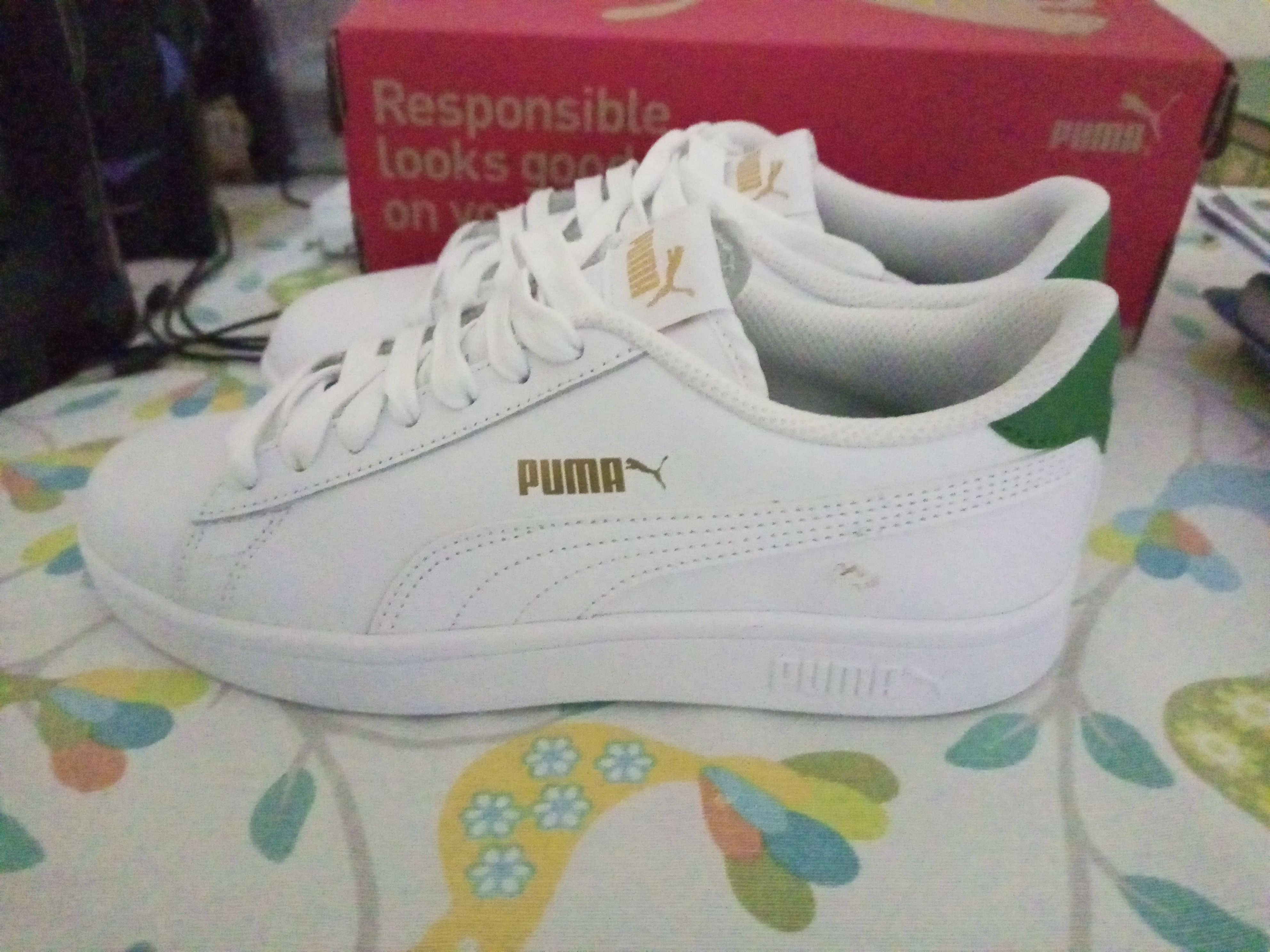 اسنیکر مردانه پوما اورجینال PUMA SMASH V2 L photo review