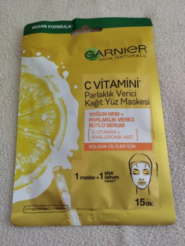 ماسک صورت زنانه – مردانه گارنیر Garnier اورجینال garnier-vitc photo review