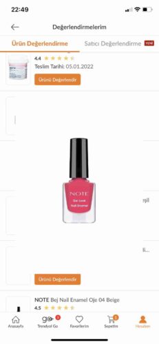 لاک ناخن  آرایشی بهداشتی نوت Note Cosmetics اورجینال NAIL GEL LOOK photo review