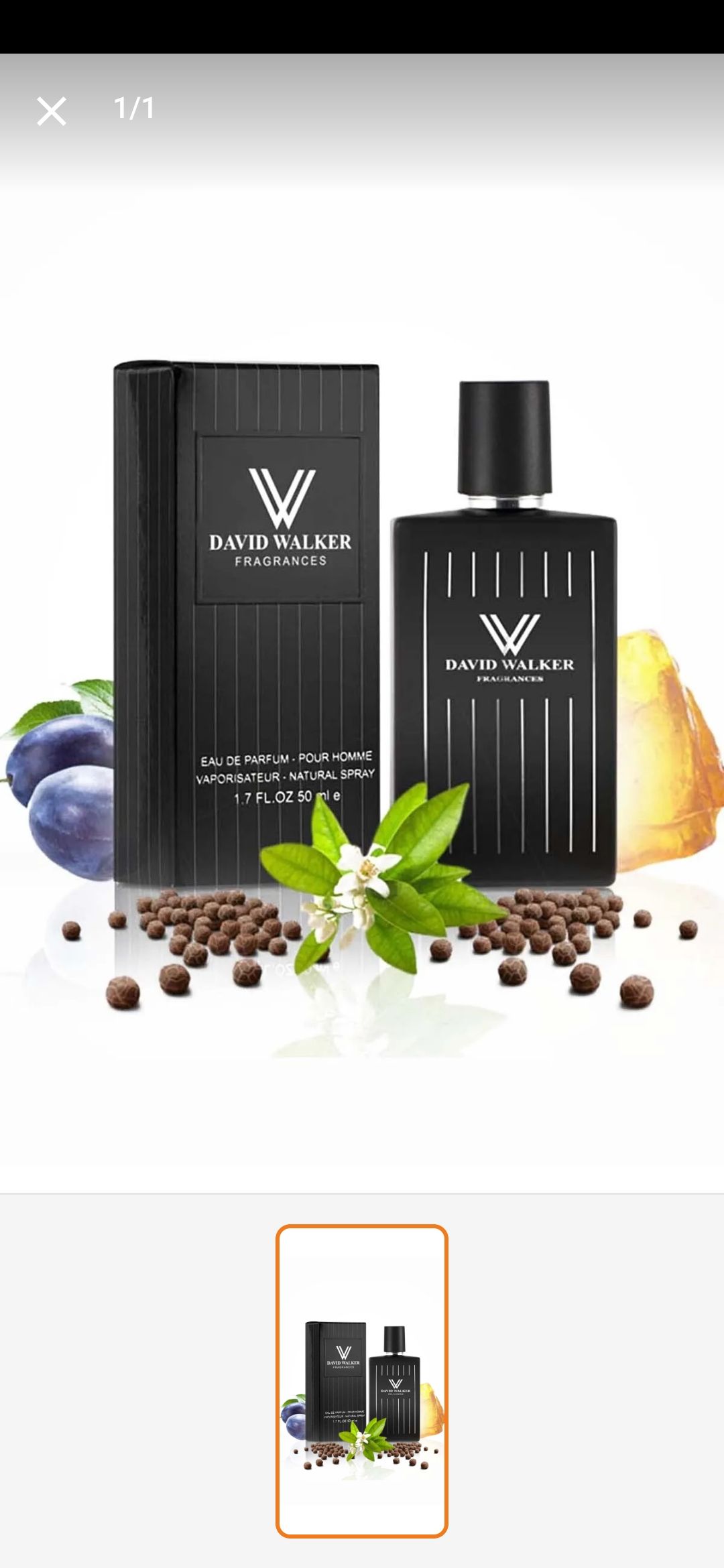 عطر مردانه دیوید واکر David Walker اورجینال E-172 DW 50 photo review