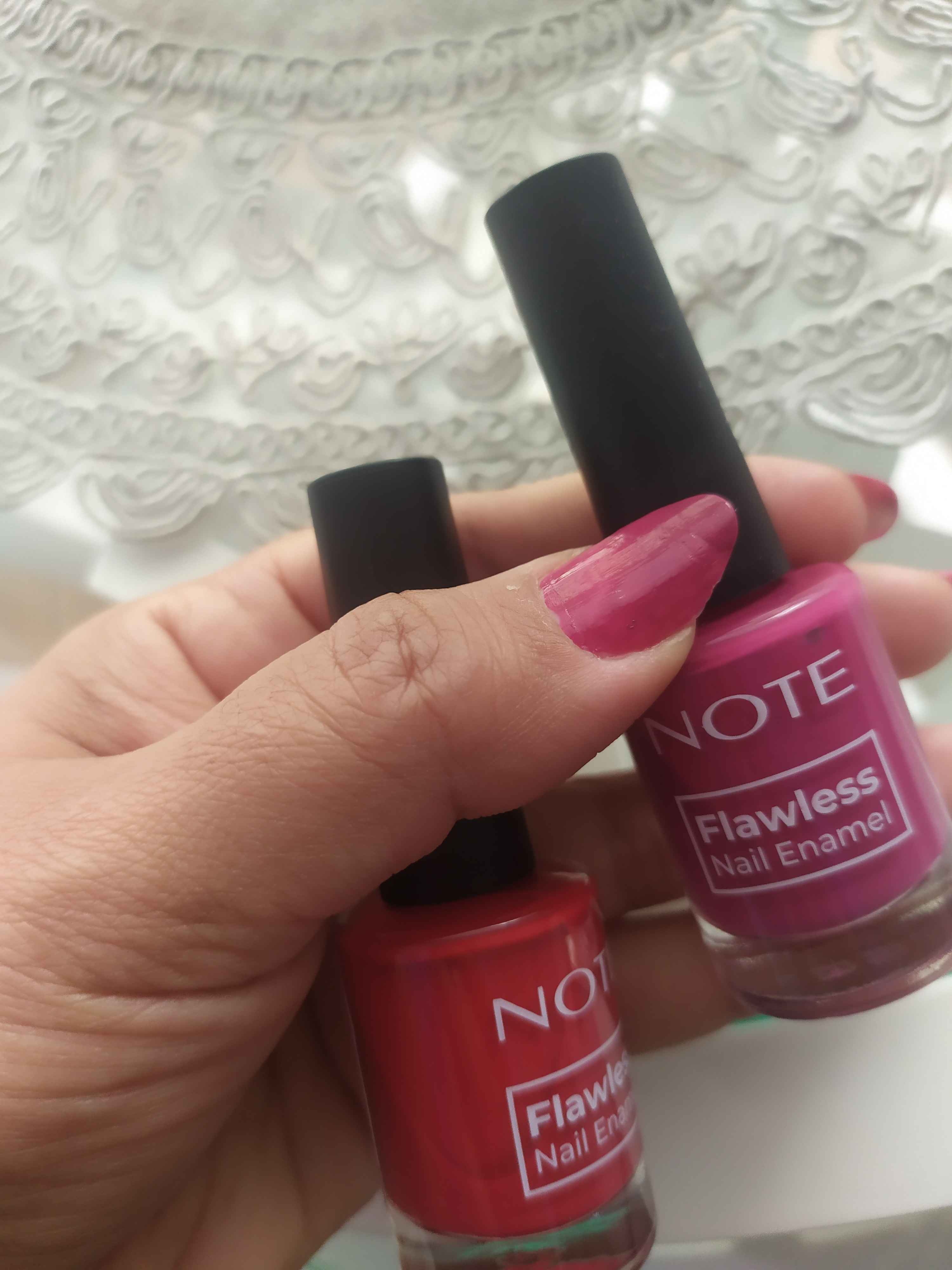 لاک ناخن  آرایشی بهداشتی نوت Note Cosmetics اورجینال NAIL FLAWLESS photo review