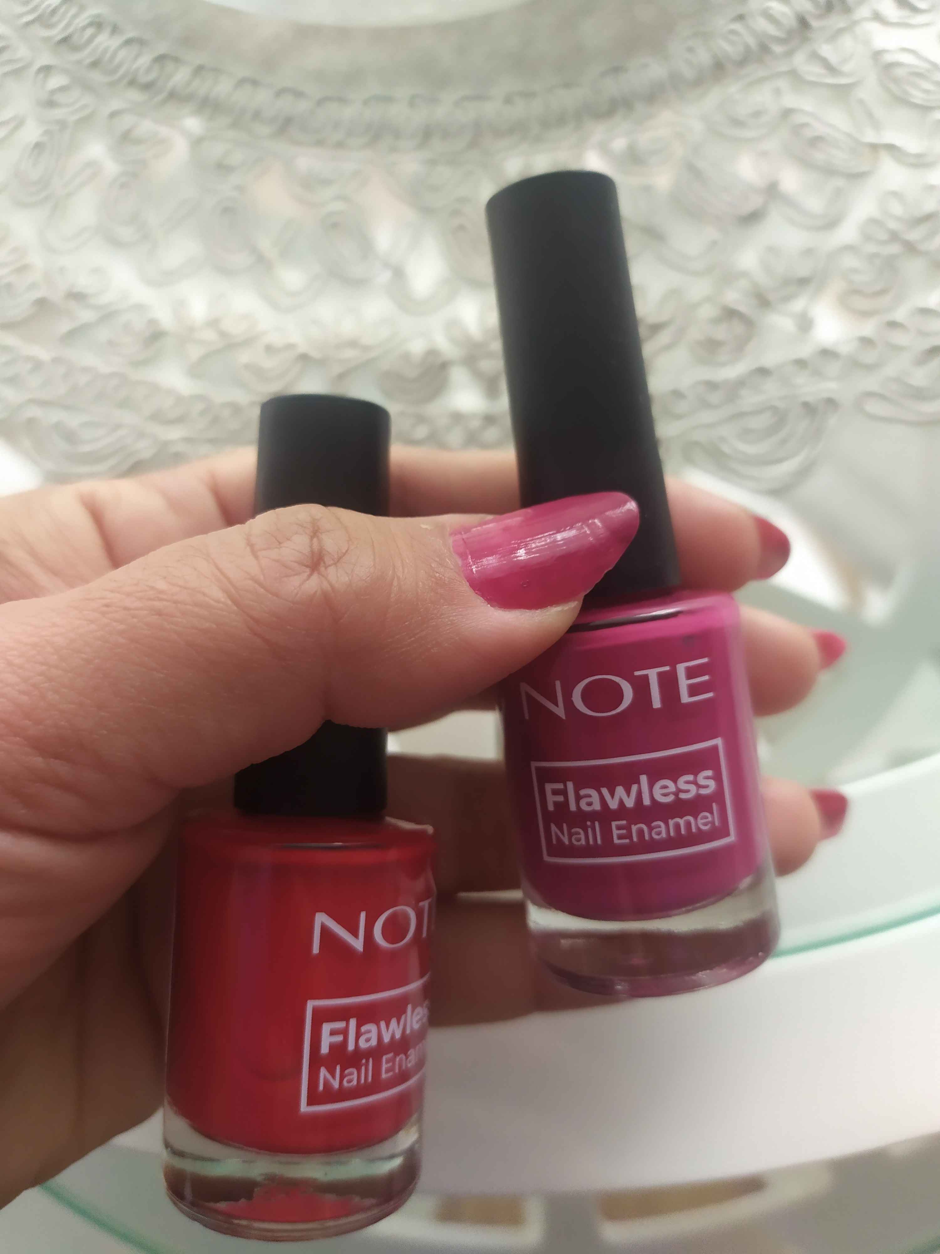 لاک ناخن  آرایشی بهداشتی نوت Note Cosmetics اورجینال NAIL FLAWLESS photo review