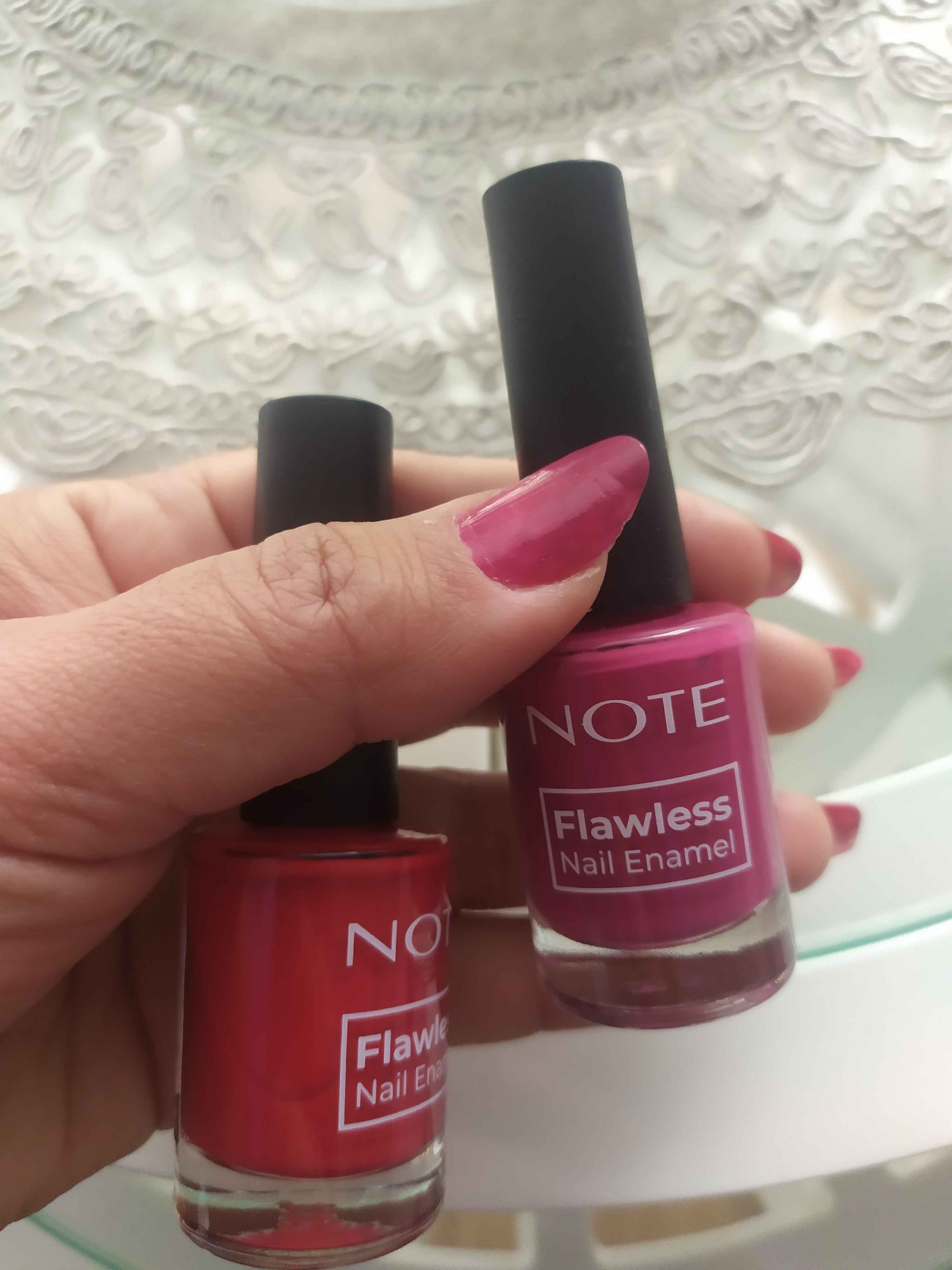 لاک ناخن  آرایشی بهداشتی نوت Note Cosmetics اورجینال NAIL FLAWLESS photo review