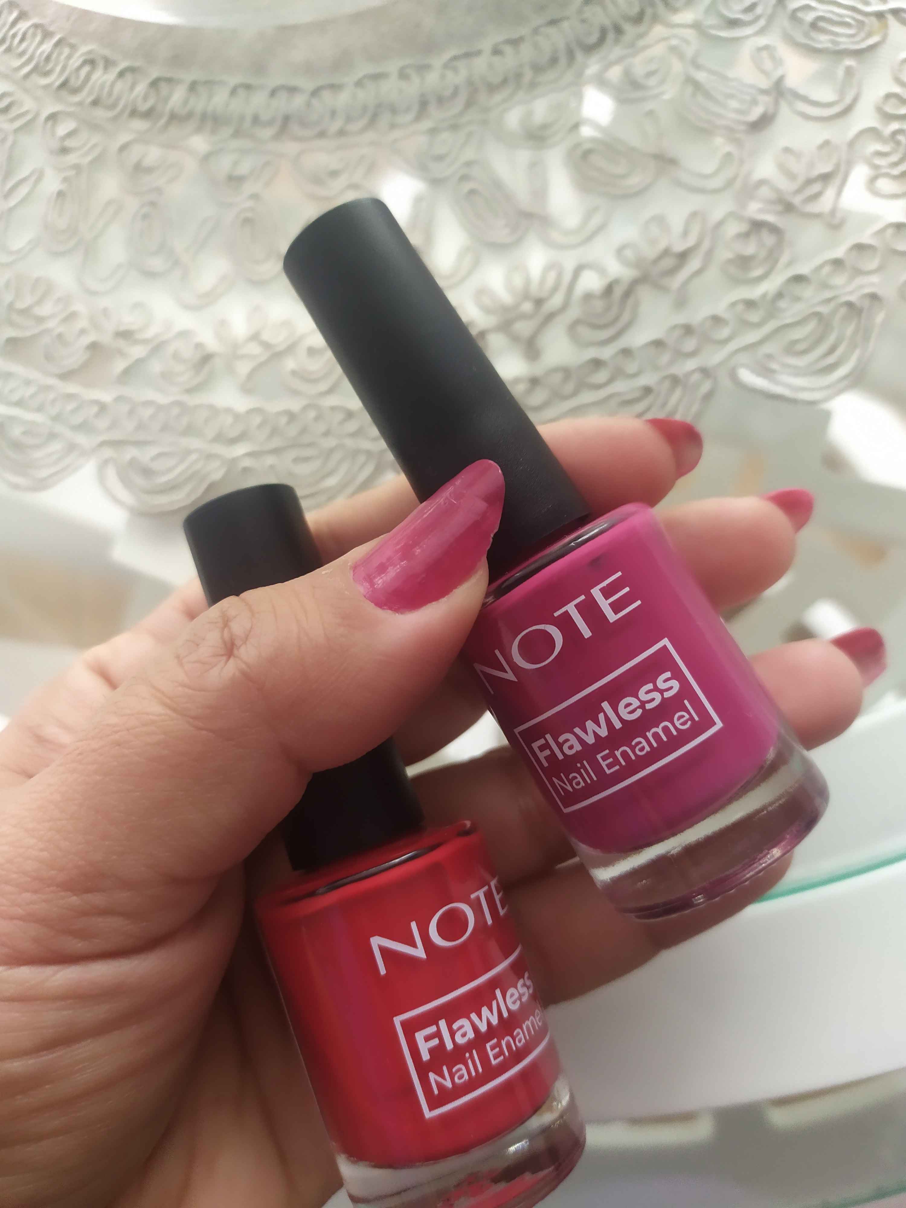 لاک ناخن  آرایشی بهداشتی نوت Note Cosmetics اورجینال NAIL FLAWLESS photo review