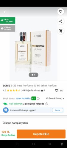 عطر مردانه لوریس Loris اورجینال LORIS00007 photo review