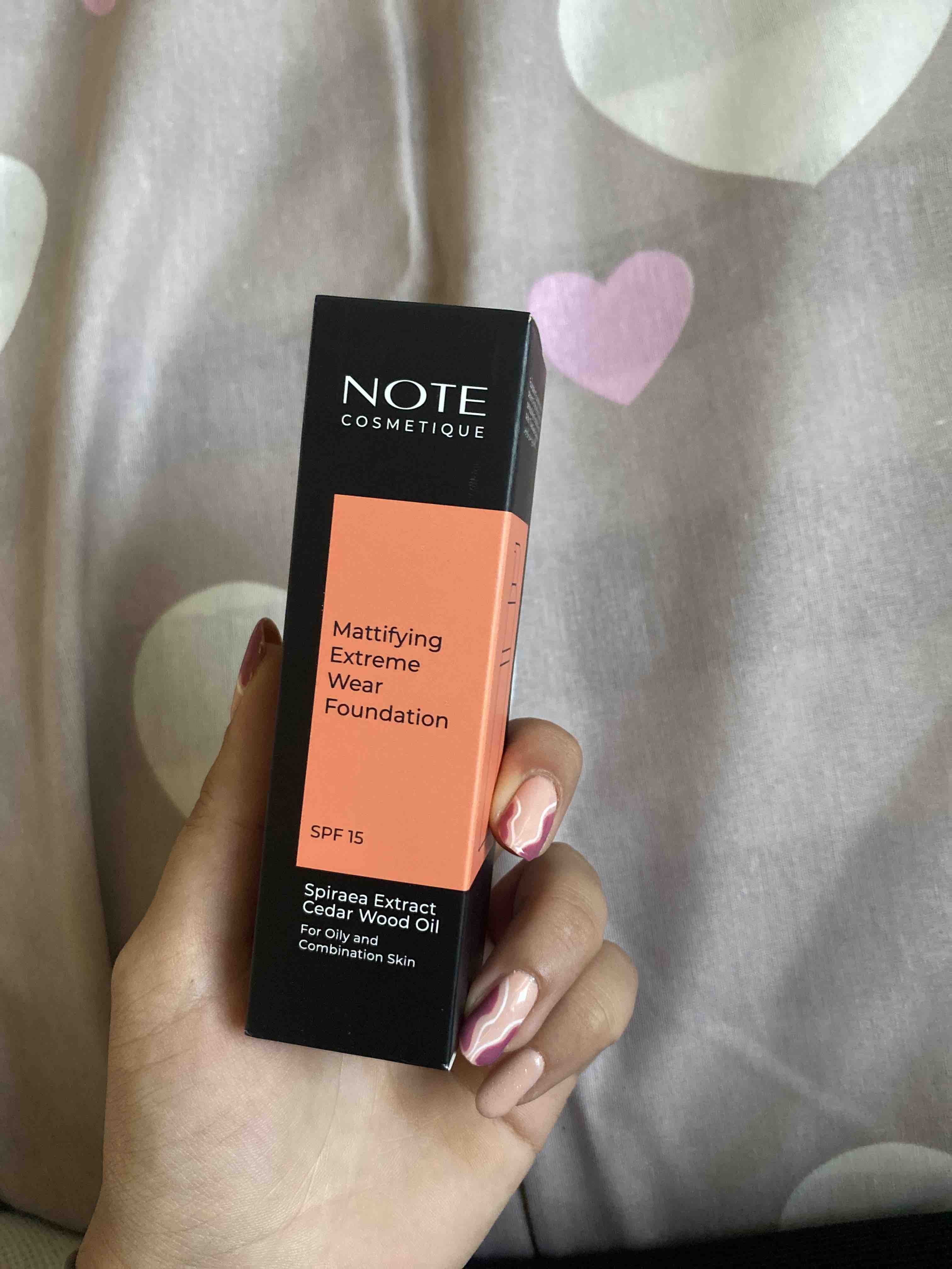 فاندیشن  آرایشی بهداشتی نوت Note Cosmetics اورجینال FND MATT. WEAR photo review