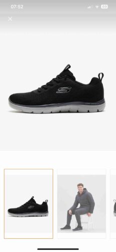 کفش پیاده روی مردانه اسکیچرز Skechers اورجینال 894247TK BBK photo review