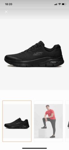 اسنیکر مردانه اسکیچرز Skechers اورجینال 232040TK BBK photo review