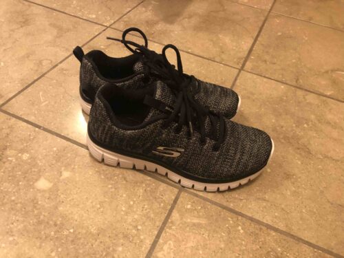 کتانی تمرین و دویدن زنانه اسکیچرز Skechers اورجینال 12614 BKW photo review