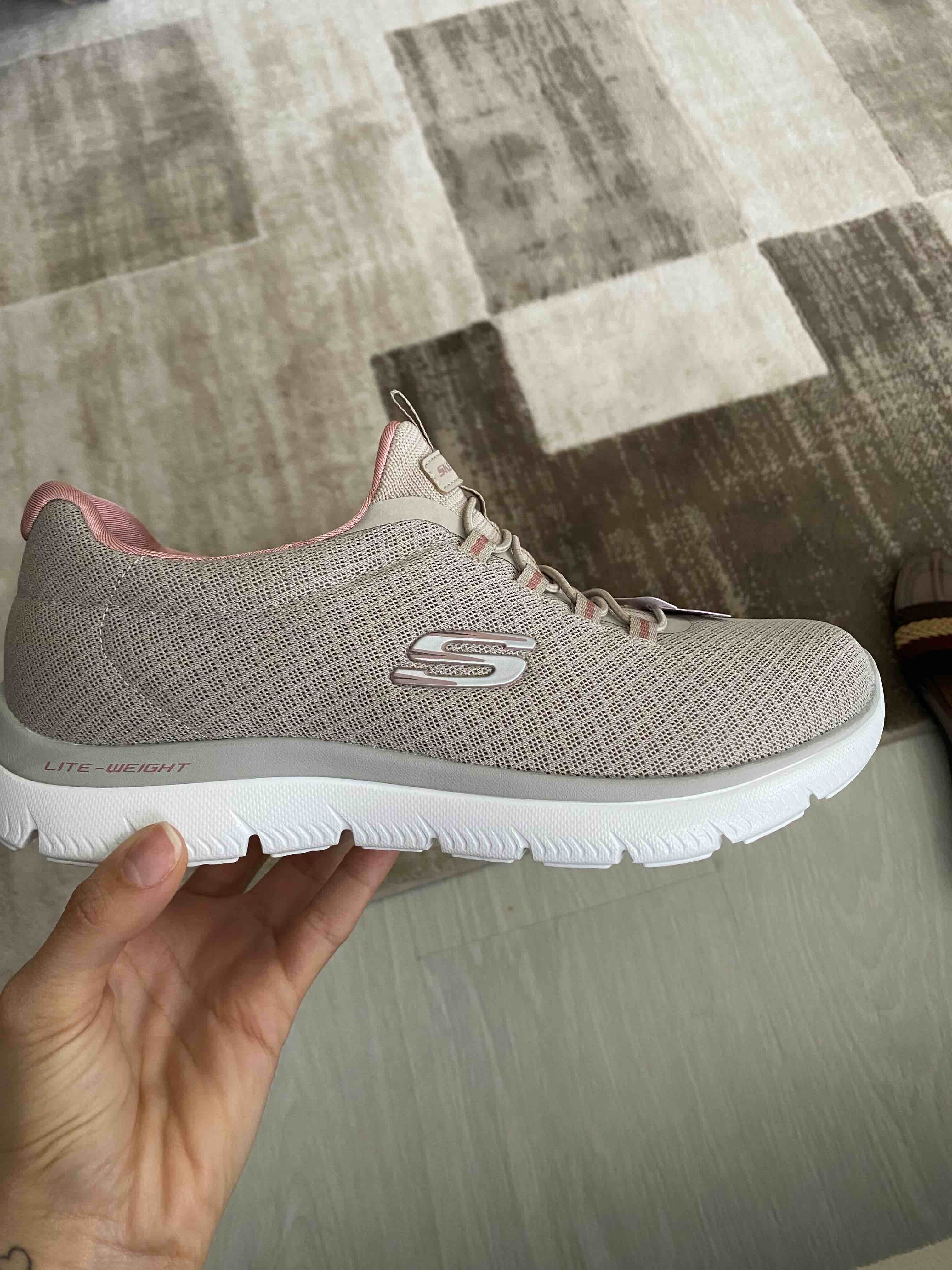 کتانی تمرین و دویدن زنانه اسکیچرز Skechers اورجینال 12980TK TPPK photo review