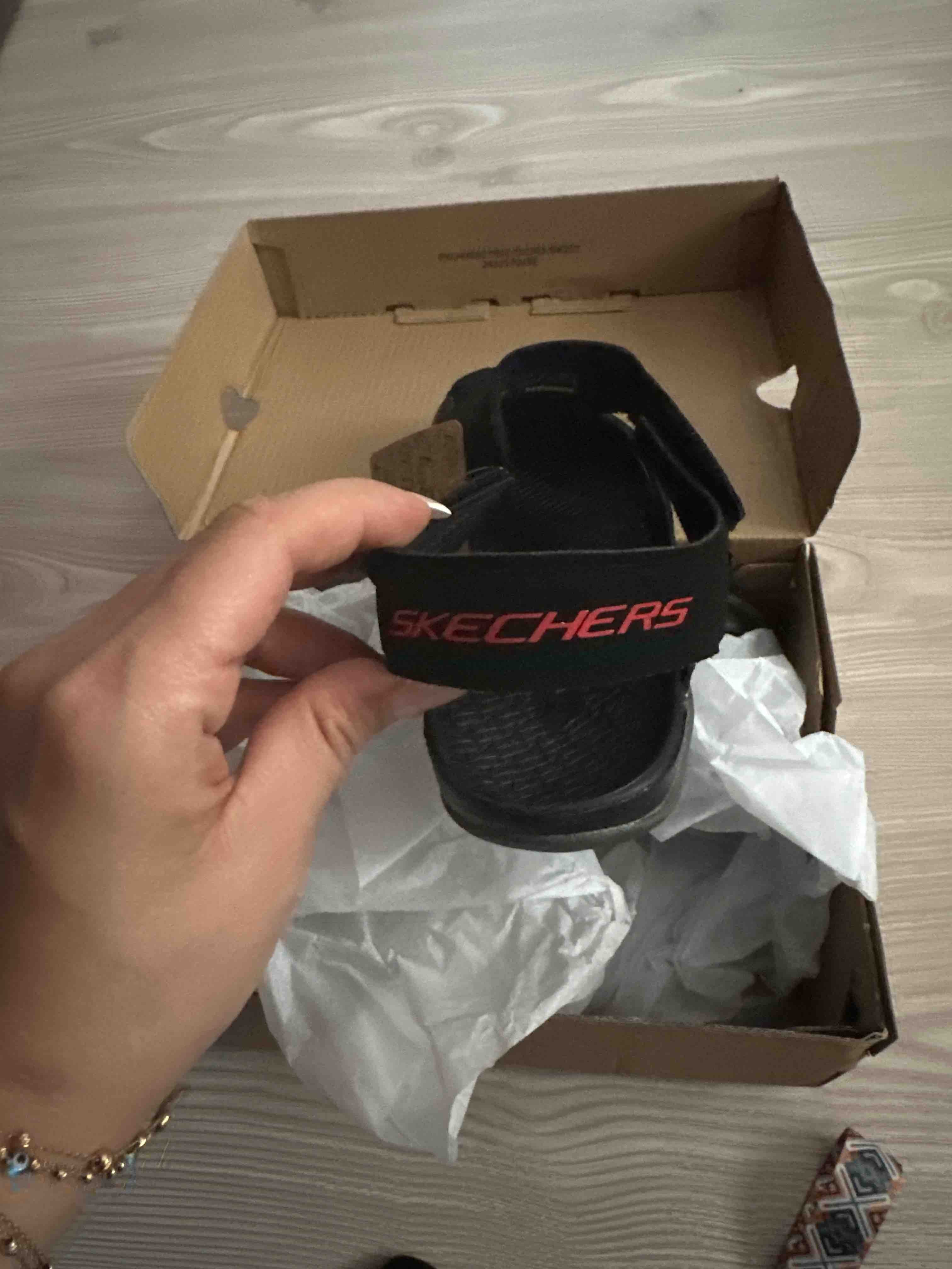 صندل پسرانه اسکیچرز Skechers اورجینال 92330LBKCC photo review